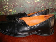 Продам женские туфли  из натур.кожи, ,  раз.37, черные,  б.у.
