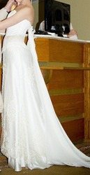 Нежное и элегантное свадебное платье